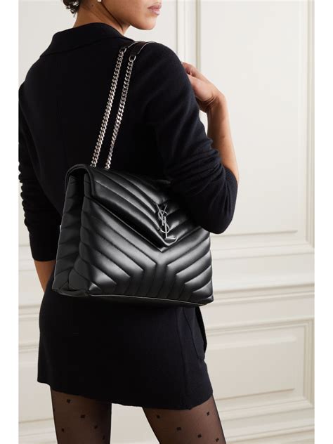 loulou medium ysl shoulder bag in quilted leather|ysl lou bag medium.